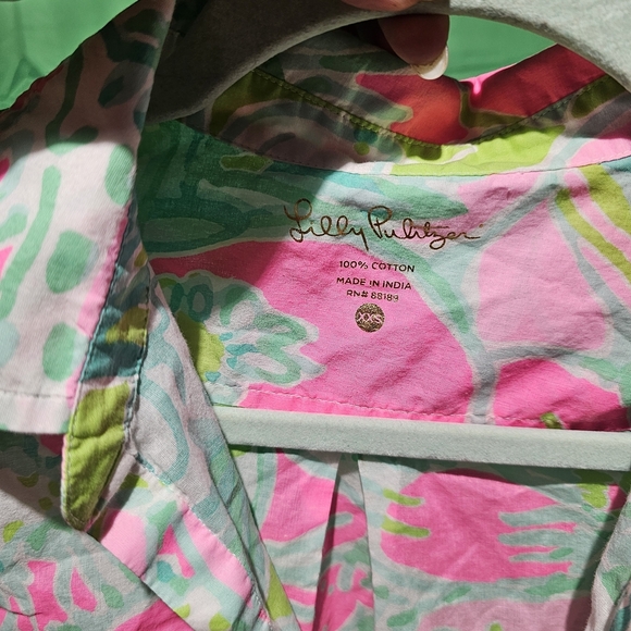 Lilly Pulitzer XXS Beach Swim Cover EUC Vibrant Print - Picture 2 of 4